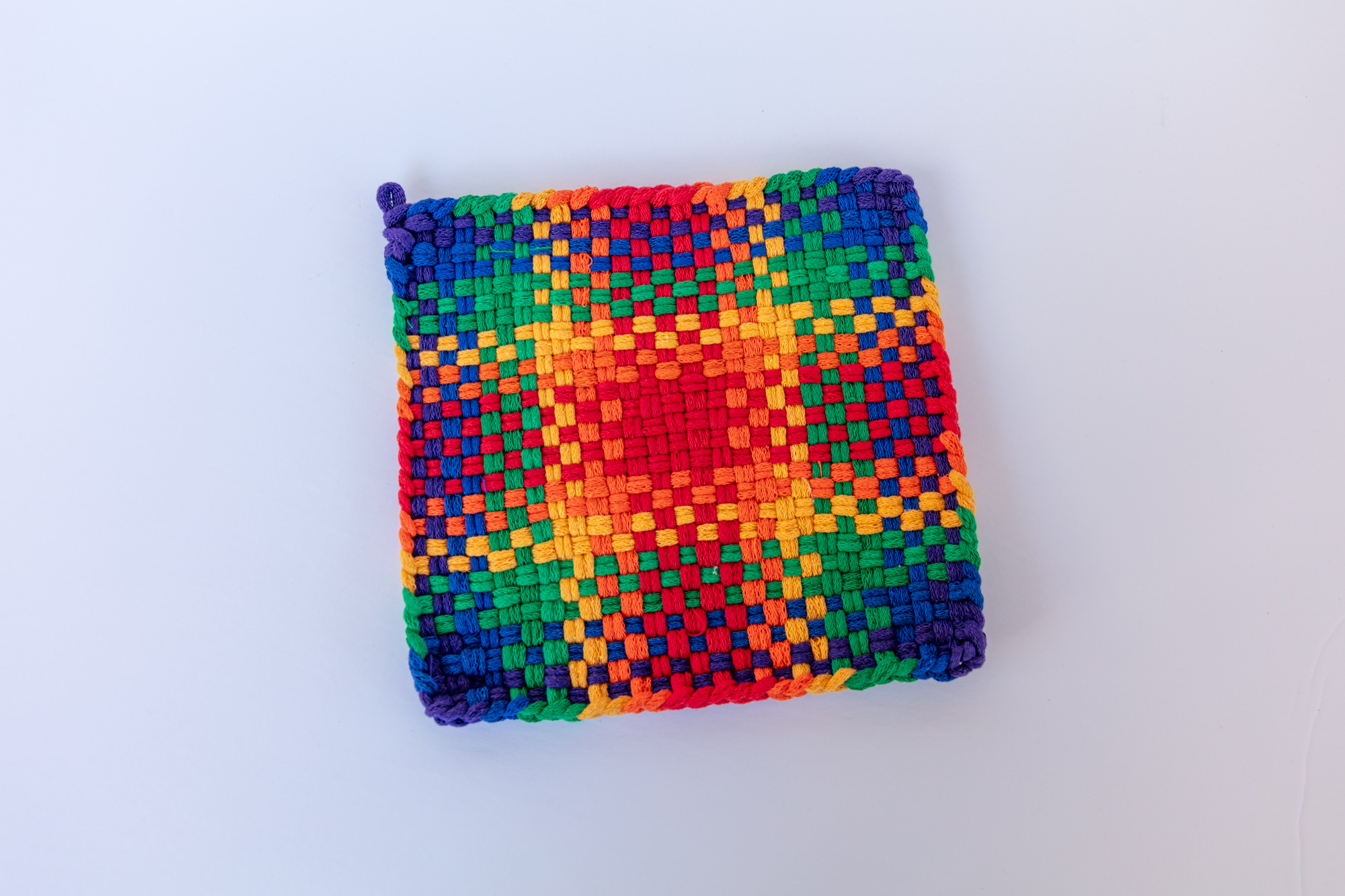 Handmade Rainbow Pot holder